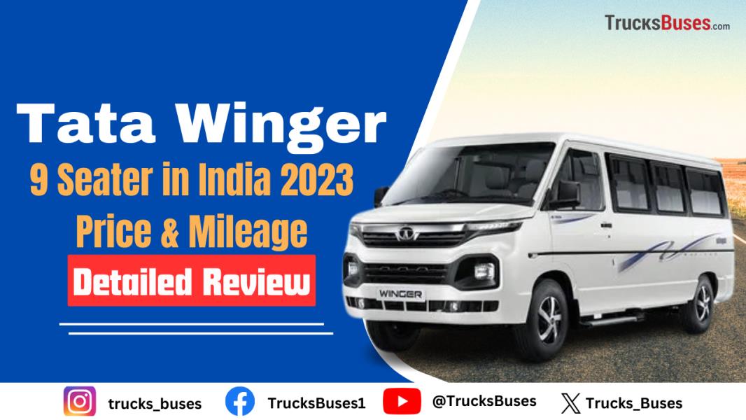 Tata winger 9 seater